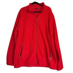 Lands End Sz XLTall Aircore200 Polartec Fleece Jacket‎ Outdoor Cozy Cabincore